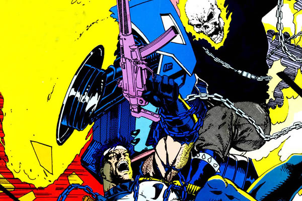 Ghost Rider Takes on the Punisher
