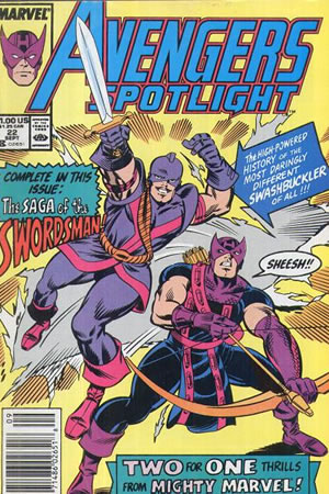 Avengers Spotlight (1989) #22 [B Story]