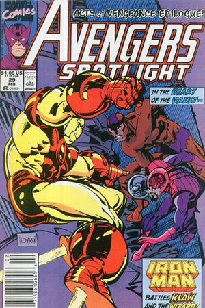 Avengers Spotlight (1989) #29 [B Story]