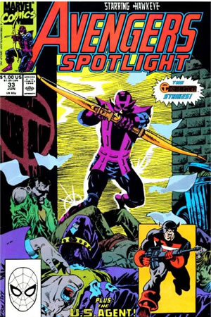 Avengers Spotlight (1989) #33 [B Story]