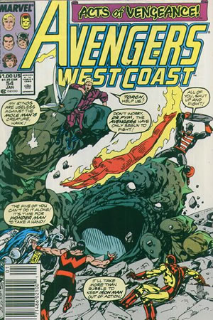 Avengers West Coast (1989) #54