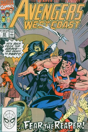 Avengers West Coast (1989) #65 [B Story]