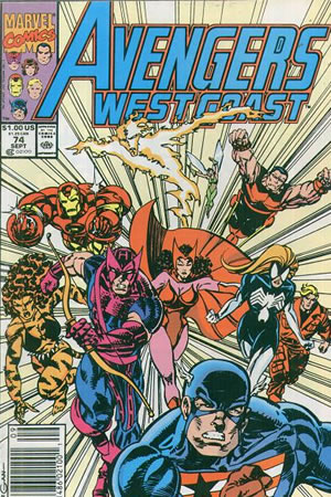 Avengers West Coast (1989) #74