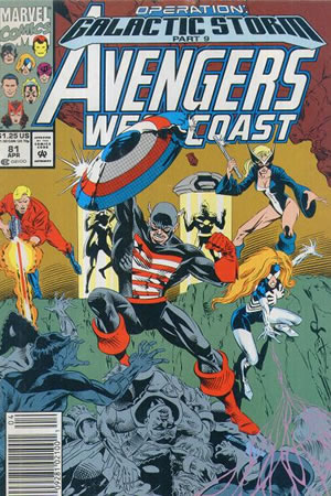 Avengers West Coast (1989) #81