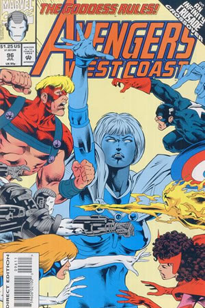 Avengers West Coast (1989) #96