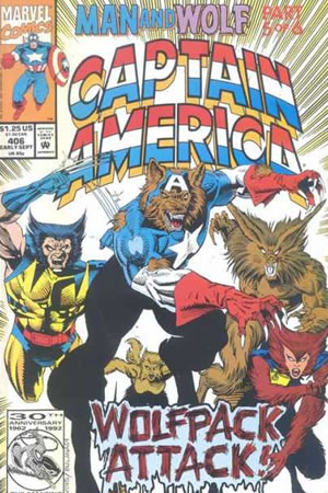 Captain America (1968) #406 [B Story]