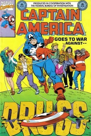 Captain America Goes to War Against Drugs (1990) #1