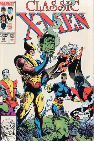 Classic X-Men (1986) #30 [B Story]