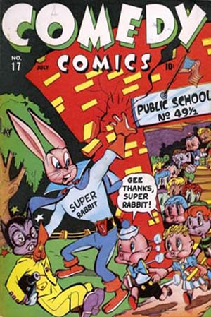 Comedy Comics (1942) #17 [F Story]
