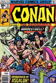 Conan the Barbarian (1970) #72 [B Story]