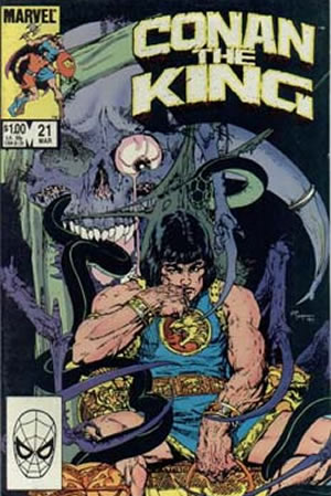 Conan the King (1984) #21 [B Story]