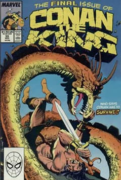 Conan the King (1984) #55 [B Story]