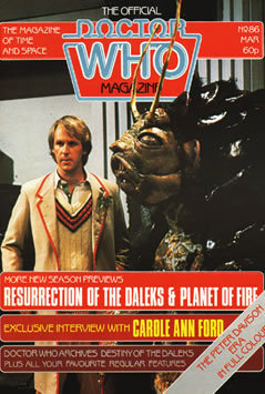 Doctor Who Magazine (1979) #86