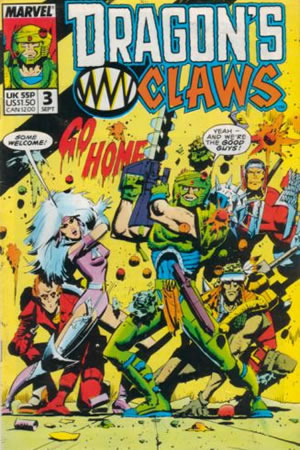 Dragon's Claws (1988) #3 [B Story]