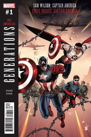 Generations: Sam Wilson Captain America & Steve Rogers Captain America