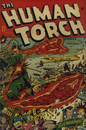 The Human Torch (1940) #17 [E Story]