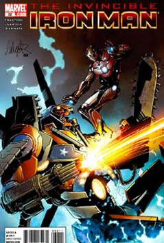 Invincible Iron Man (2008) #32 [B Story]