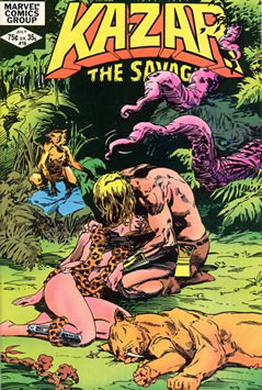 Ka-Zar the Savage (1981) #16 [B Story]