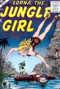 Lorna, the Jungle Girl (1953) #21 [C Story]