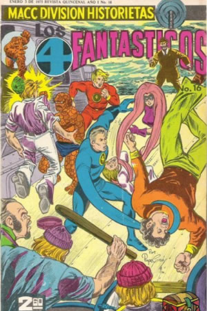 Los 4 Fantasticos (1972) #16