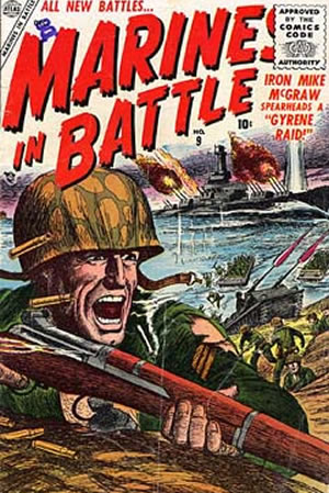 Marines in Battle (1954) #9 [A Story]