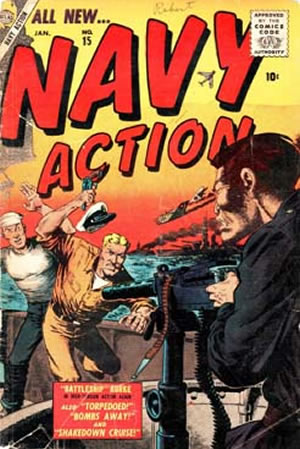 Navy Action (1954) #15 [F Story]