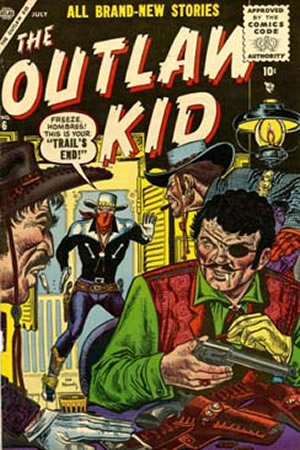 The Outlaw Kid (1954) #6 [B Story]