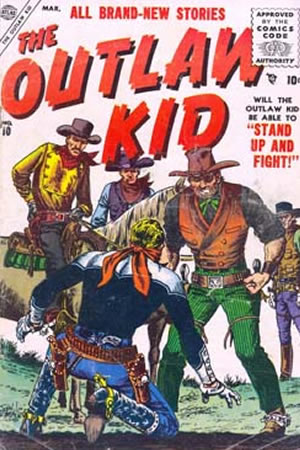 The Outlaw Kid (1954) #10 [F Story]