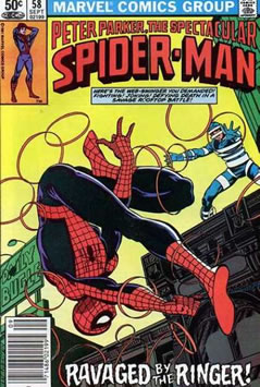 Peter Parker, The Spectacular Spider-Man (1976) #58
