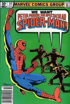 Peter Parker, The Spectacular Spider-Man (1976) #59