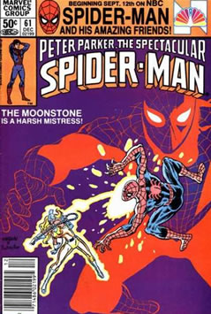Peter Parker, The Spectacular Spider-Man (1976) #61