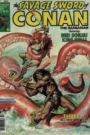 The Savage Sword of Conan (1974) #23 [C Story]