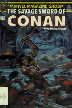 The Savage Sword of Conan (1974) #95 [B Story]