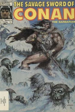 The Savage Sword of Conan (1974) #110 [B Story]