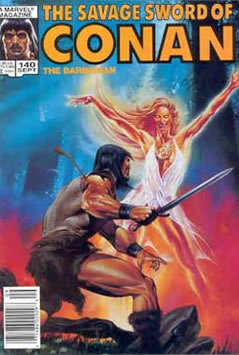 The Savage Sword of Conan (1974) #140 [B Story]