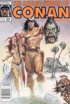 The Savage Sword of Conan (1974) #164 [B Story]