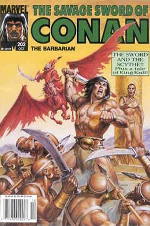 The Savage Sword of Conan (1974) #202 [B Story]