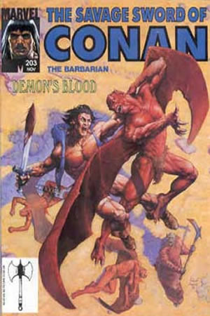 The Savage Sword of Conan (1974) #203 [A Story]
