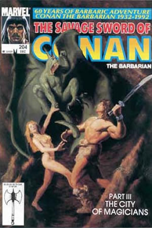 The Savage Sword of Conan (1974) #204 [B Story]