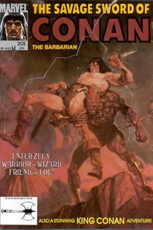 The Savage Sword of Conan (1974) #205 [B Story]