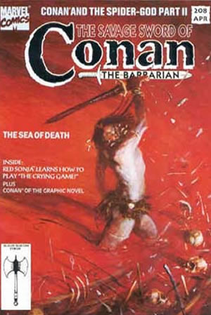 The Savage Sword of Conan (1974) #208 [B Story]