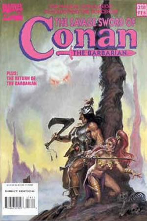 The Savage Sword of Conan (1974) #218 [B Story]