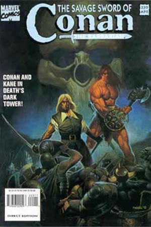 The Savage Sword of Conan (1974) #220 [B Story]