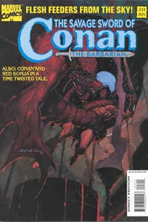 The Savage Sword of Conan (1974) #223 [B Story]