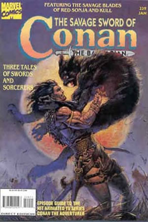 The Savage Sword of Conan (1974) #229 [B Story]