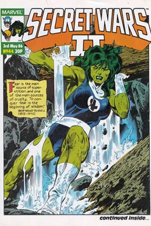 Secret Wars II UK (1985) #44 [B Story]