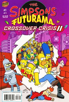 The Simpsons Futurama Crossover Crisis II (2005) #1