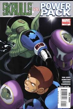 Skrulls vs. Power Pack (2008) #1 [B Story]