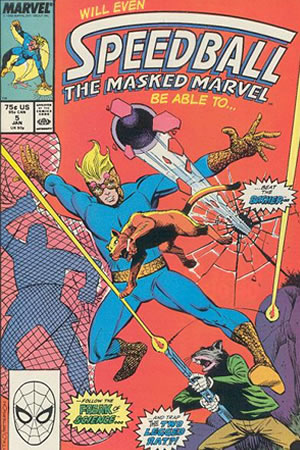 Speedball (1988) #5 [C Story]