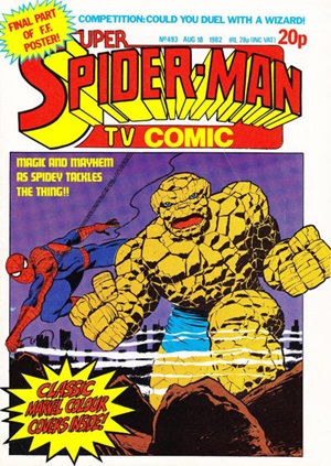 Super Spider-Man TV Comic (1982) #493 [C Story]